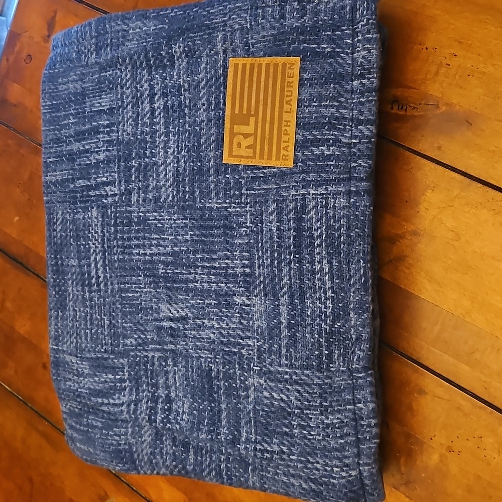 NEW | VINTAGE RALPH LAUREN | COTTON TWIN BLANKET
